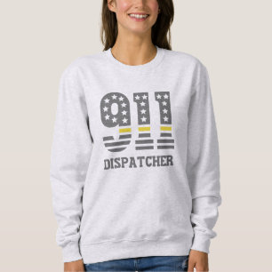 Camiseta 911 Expedidor EUA Sinalizador Thin Yellow Line Eme