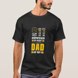 Camiseta 911 Expedidor Por Pai De Super-Herói Noturno Por T