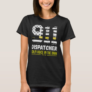 Camiseta 911 Expeditor Enviar Emergência da Polícia de Band