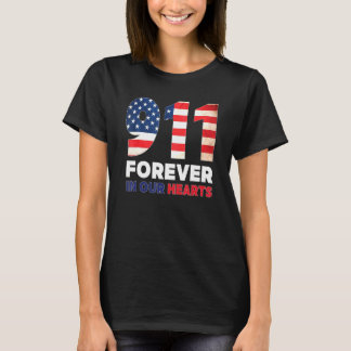 Camiseta 911 Lembrança de 11 de setembro Tee American Pride