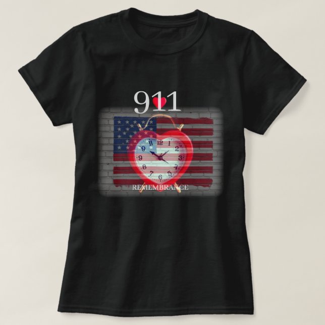 CAMISETA 911 REMEMBRANCE (Frente do Design)