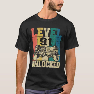 Camiseta 91 Birthday Gamer Gaming Gamer 91 Years Level 91 U