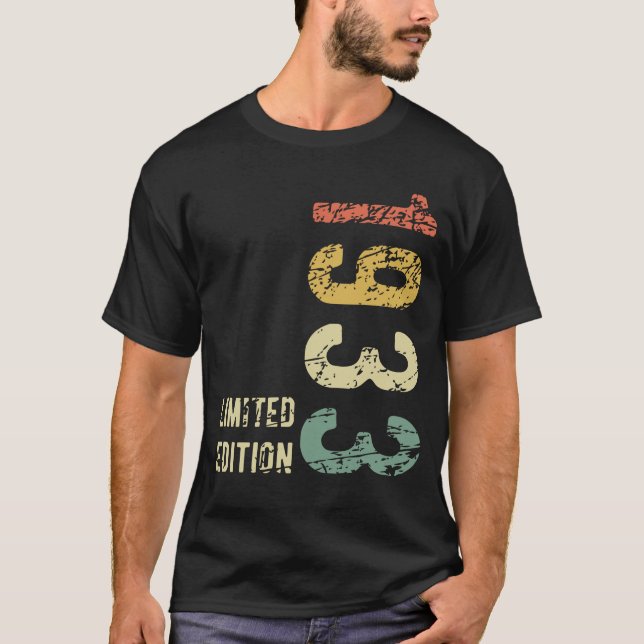 Camiseta 91ruas Aniversário Presente 1933 Edição Limitada 9 (Frente)