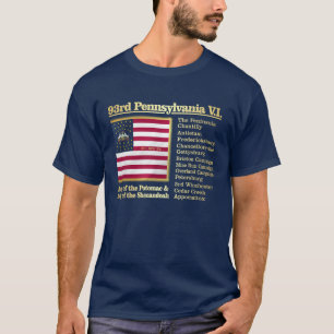 Camiseta 93.a Pensilvânia Volunteer Infantry (BH)
