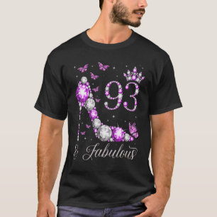 Camiseta 93 Anos De Idade E Fabuloso 93 Anos De Idade Alta
