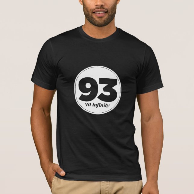 Camiseta 93' até o T da infinidade (Frente)