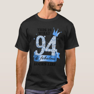 Camiseta 94 e fabuloso I Blue White Party Group Candid Phot