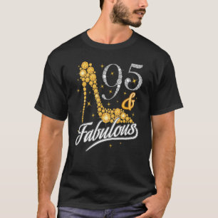 Camiseta 95 E Fabuloso Diamond High Heels Feliz 95.º Nascim