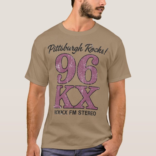 CAMISETA 96KX WXKX-FM (Frente)