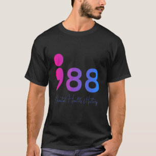 Camiseta 988 Assuntos Prevenção do Suicídio Conscientização