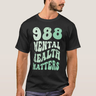 Camiseta 988 Ponto e Vírgula Saúde Mental Importa Prevenção