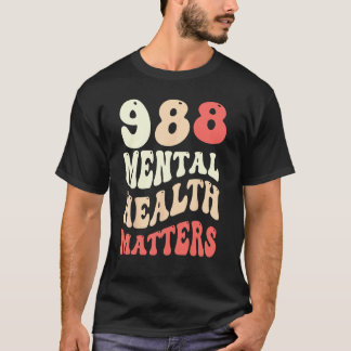 Camiseta 988 Ponto e Vírgula Saúde Mental Importa Prevenção