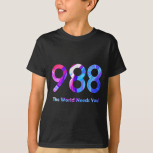 Camiseta 988 Prevenção Suicida Permanência Amanhã Precisa D