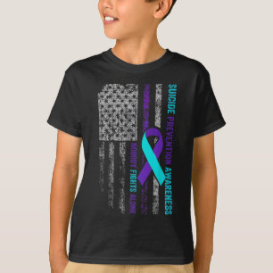 Camiseta 988 Prevenção suicida Sensibilização dos Estados U