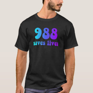 Camiseta 988 salva vidas