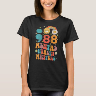 Camiseta 988 Saúde Mental Importa Prevenção de Suicídio Ret