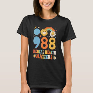 Camiseta 988 Saúde Mental Importa Sensibilização Amanhã Nec
