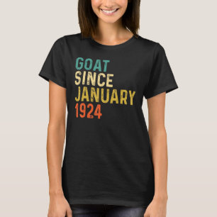 Camiseta 98.º Aniversário De 98 Anos De Idade De Caprino De
