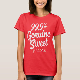Camiseta 99,9% Crachá Genuína Doce 0,1%