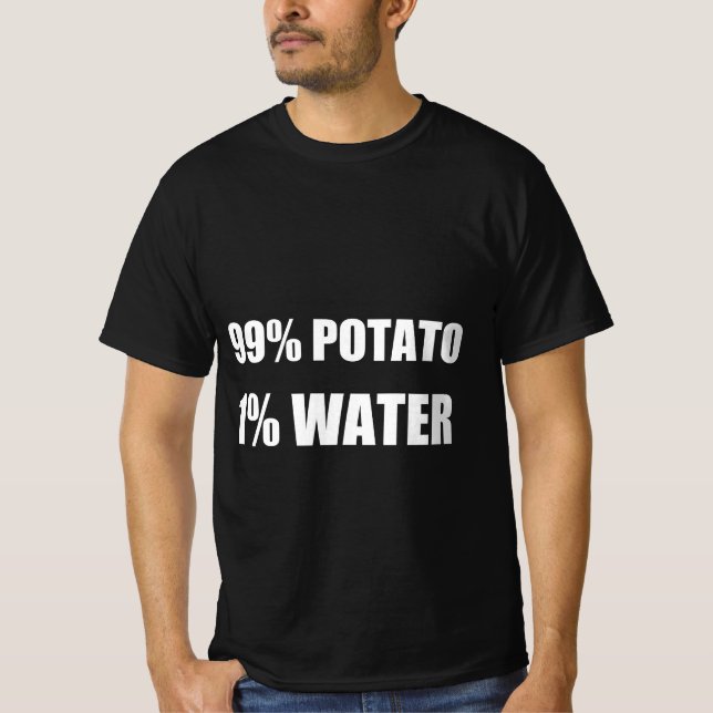 Camiseta 99% batata 1% água (Frente)