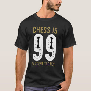 Camiseta 99% de xadrez Tático