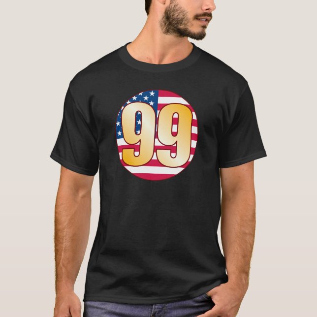Camiseta 99 EUA Dourados (Frente)