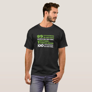 Camiseta 99 insetos no código…