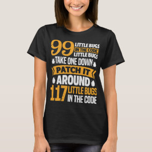Camiseta 99 Pequenos Insetos No Programa Engenheiro De Soft