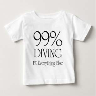 Camiseta 99% que mergulham