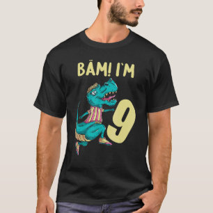 Camiseta 9 Anos De Idade 9 Menina De Fato De Aniversário