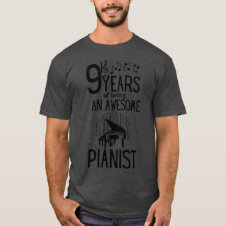 Camiseta 9 anos de pianista incrível (2)