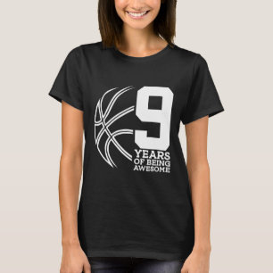 CAMISETA 9 ANOS DE SER INCRÍVEL BASQUETEBOL 9 ANIVERSÁRIO