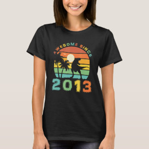 Camiseta 9 anos é incrível desde 2013 9º aniversário