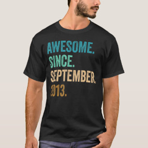 Camiseta 9 anos é incrível desde setembro de 2013 9º aniver