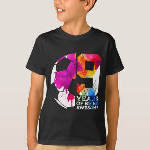 Camiseta 9 Anos Sendo Incrível Futebol 9º Aniversário _2