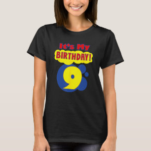 Camiseta 9 anos Yo 9th Birthday Shirt Boys É M