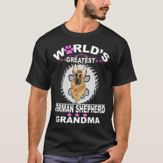 Camiseta 9 Avó de Pastor Alemão Mais Incrível do Mundo 504