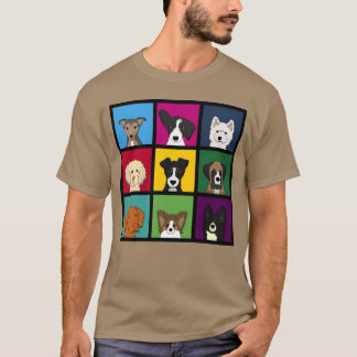 Camiseta 9 cachorros presentes