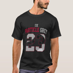 Camiseta 9 Cinza De Partículas Para Corresponder Ao Número