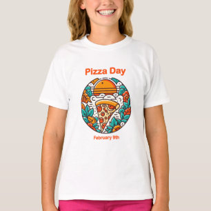Camiseta 9 de fevereiro - Dia da Pizza