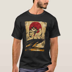 Camiseta 9 Fox Afetada - Japonês Retro 6