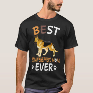 Camiseta 9 Melhor Mãe Pastor Alemão de Todos os Tempos 441