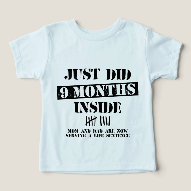 Camiseta 9 Meses Preso (Design frontal)