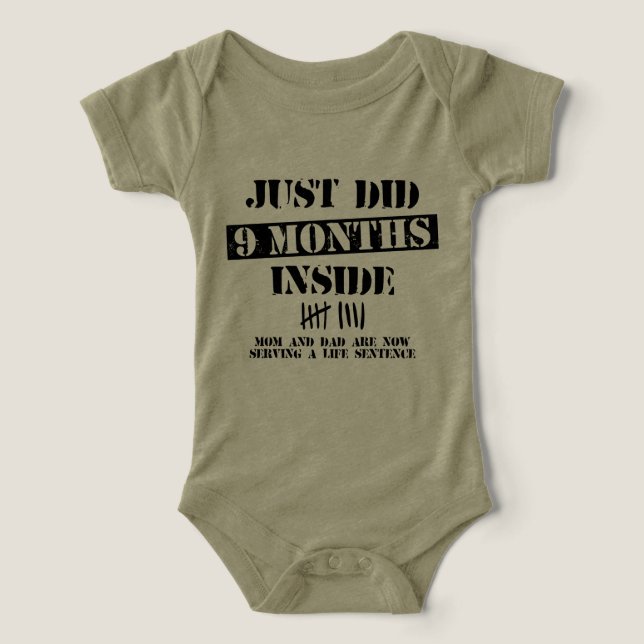 Camiseta 9 Meses Preso (Design frontal)