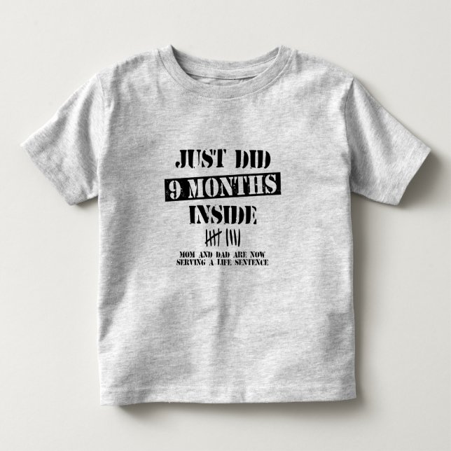 Camiseta 9 Months Inside (Frente)