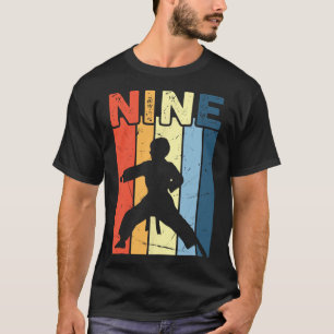 Camiseta 9 Nove Karate Lover 9º Aniversário 9 Anos