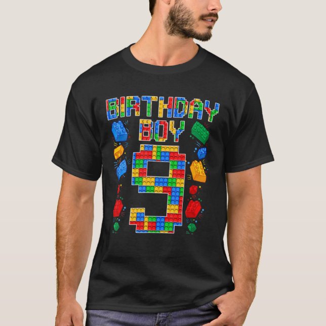 Camiseta 9.O Aniversário Do Master Builder 9 Anos (Frente)