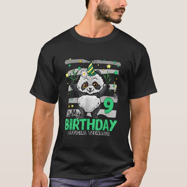 Camiseta 9 Panda É o Meu 9º (Frente)