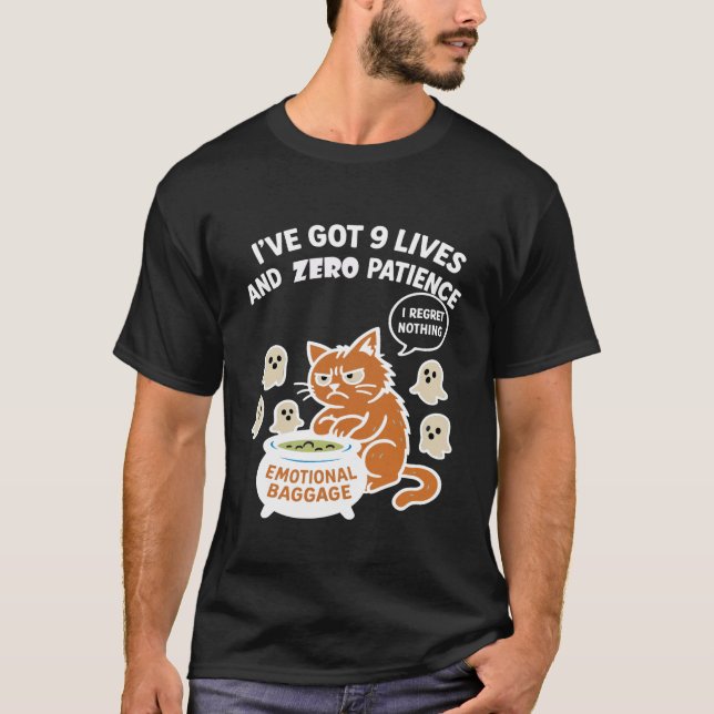 Camiseta 9 vidas (Frente)