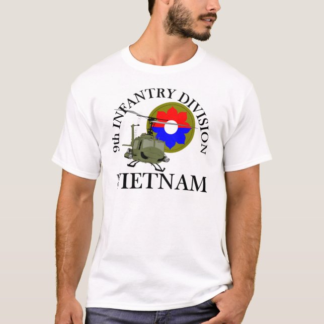 Camiseta 9o Veterinário da identificação Vietnam (Frente)